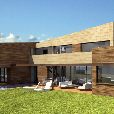 VIVIENDA UNIFAMILIAR AISLADA. MECO. MADRID.