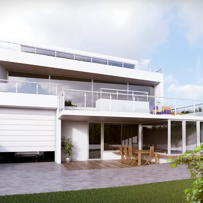 Vivienda unifamiliar en Cesantes, Redondela (Pontevedra).