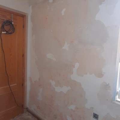 quitar gotele y pintar