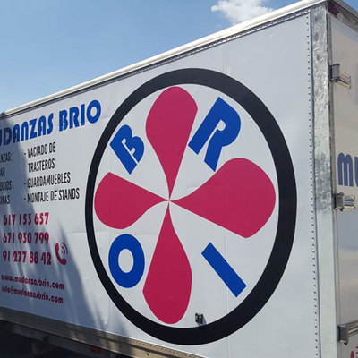 Camión Mudanzas Brio Rotulación