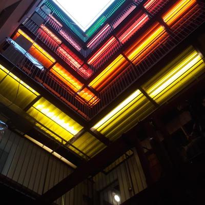 Iluminación zonas comunes en edificio rehabilitado en Barcelona
