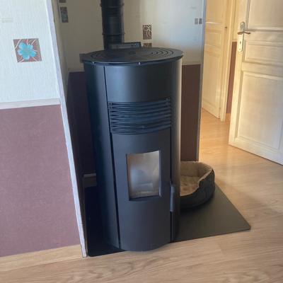 Instalacion de una estufa de pellets por 1 Euros