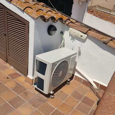 Compresor en Terrado