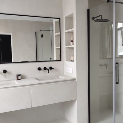 Muebles de microcemento