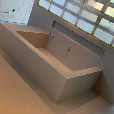 Muebles de microcemento