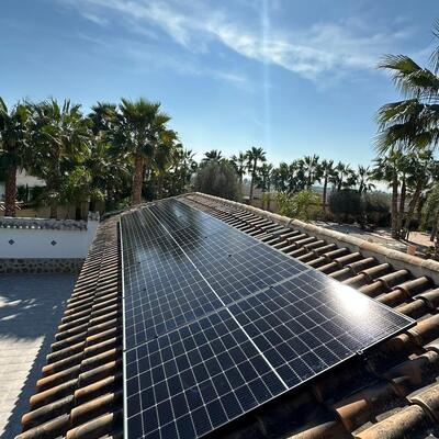 Instalacion Canadian Solar en Tejas