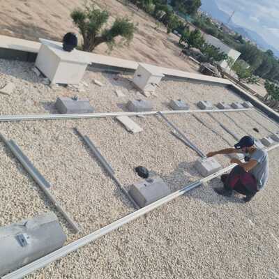 instalación fotovoltaica volcada a red