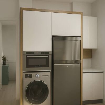 Espacio de lavandería optimizado