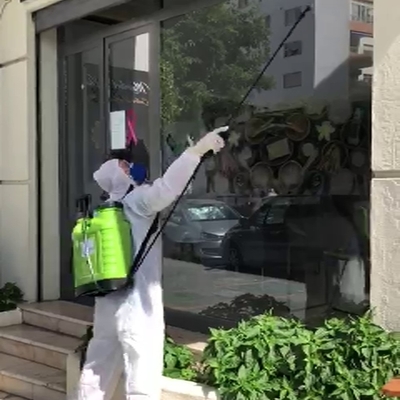 Desinfección Peluqueria