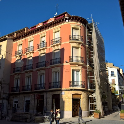 Rehabilitación de fachada en el centro de Huesca