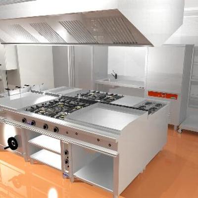 Maquinaria de cocina industrial