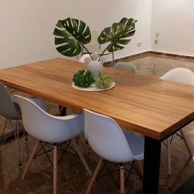 Mesas de comerdor estilo industrial