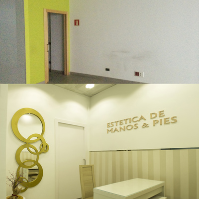 Antes y después estancia