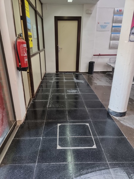 SOLADO EN CENTRO DE SALUD EL DESPUES