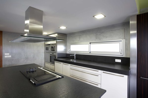 Cocina con isla central