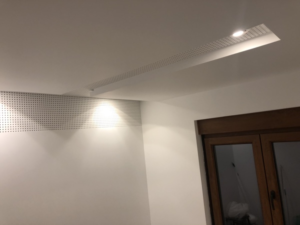 Falso techo y autoportantes para aislar.