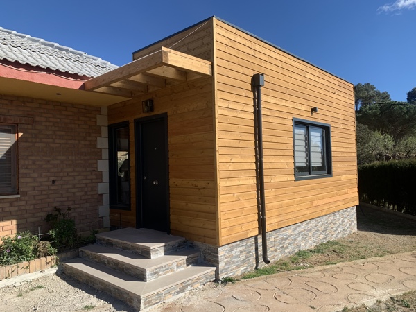 Ampliación de vivienda en madera