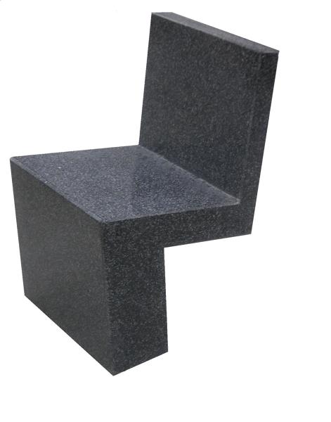 banco, silla de granito