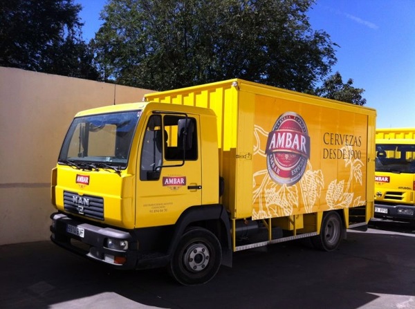 camion CERVEZAS AMBAR