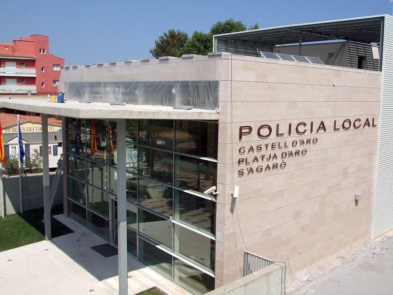 Construcción de seu de policía local de Platja d'aro