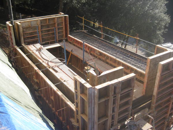 Encofrado de piscina