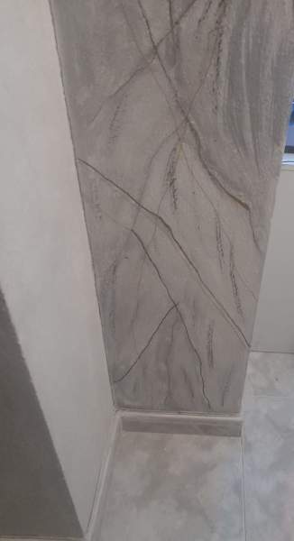 Columna imitación a marmol