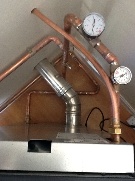 instalacion caldera de pellets