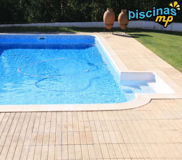 Piscina de Acero con entrada lateral