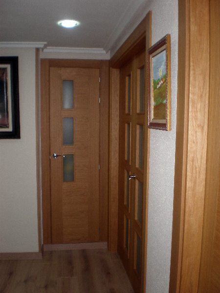 PUERTAS ACABADO ROBLE