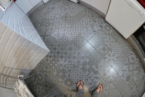 Suelos de diseño hidráulico, patchwork