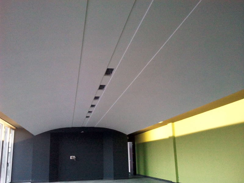 techo en bobeda terminado