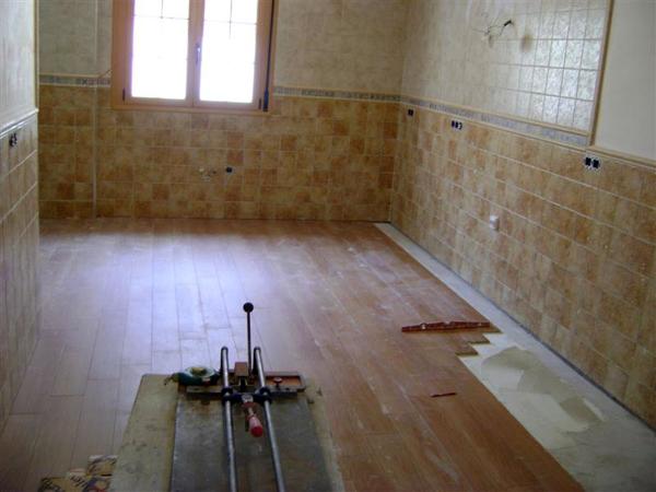 zocalo y colocacion de piso