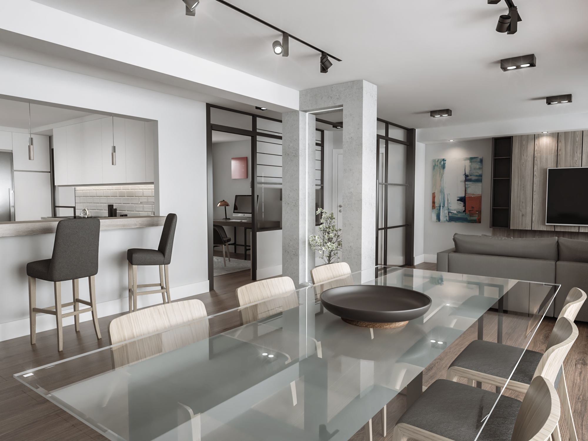 Visualización reforma piso