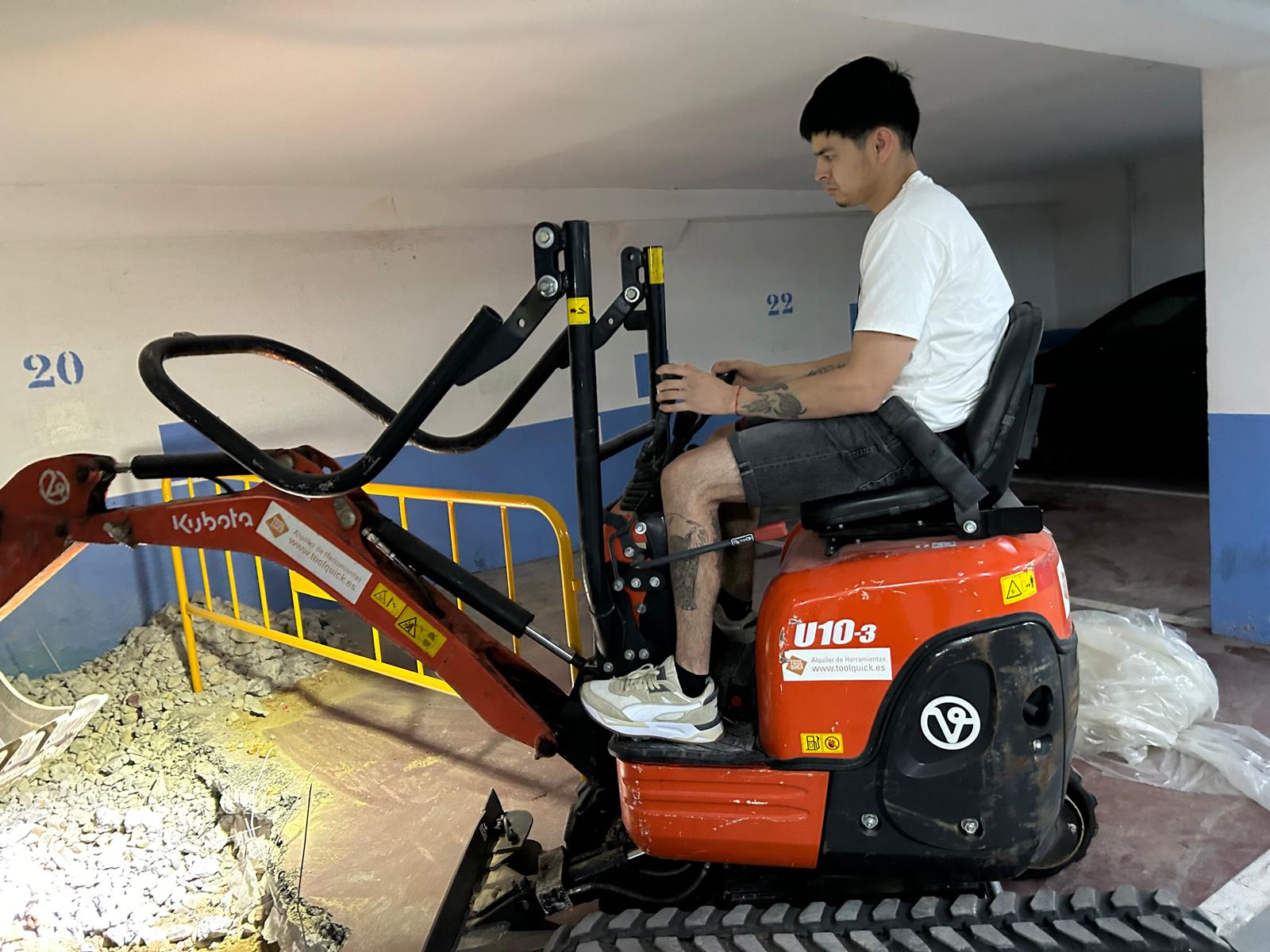 Trabajos con maquinaria excavación y remoción