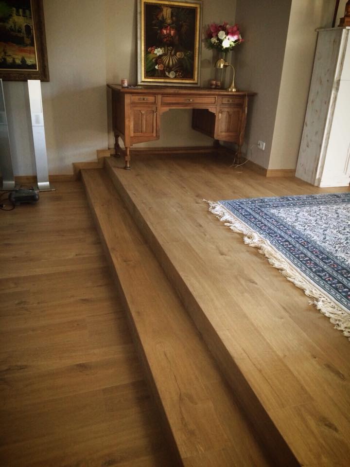 Escalones mecanizados