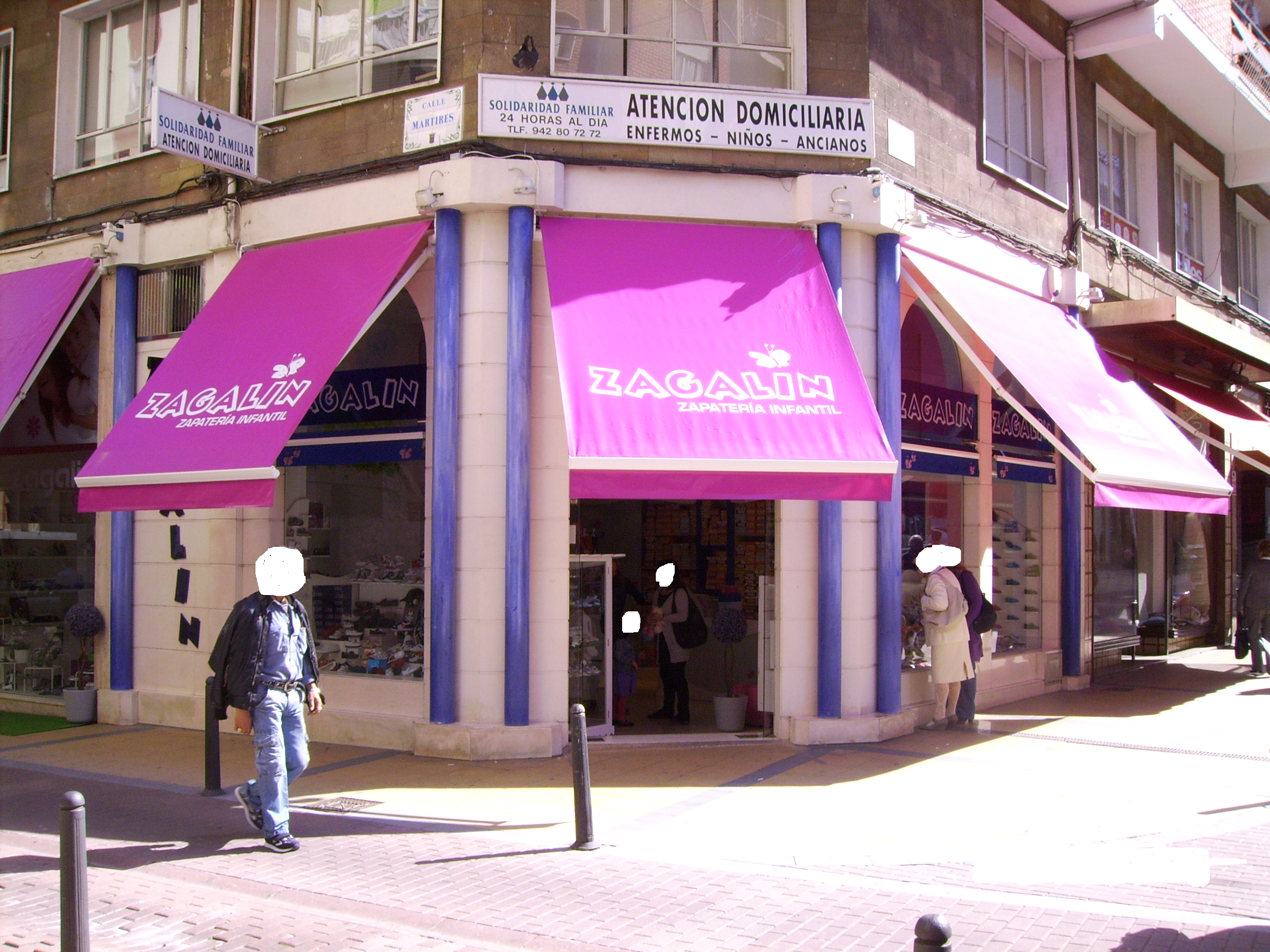 Toldos brazo articulado