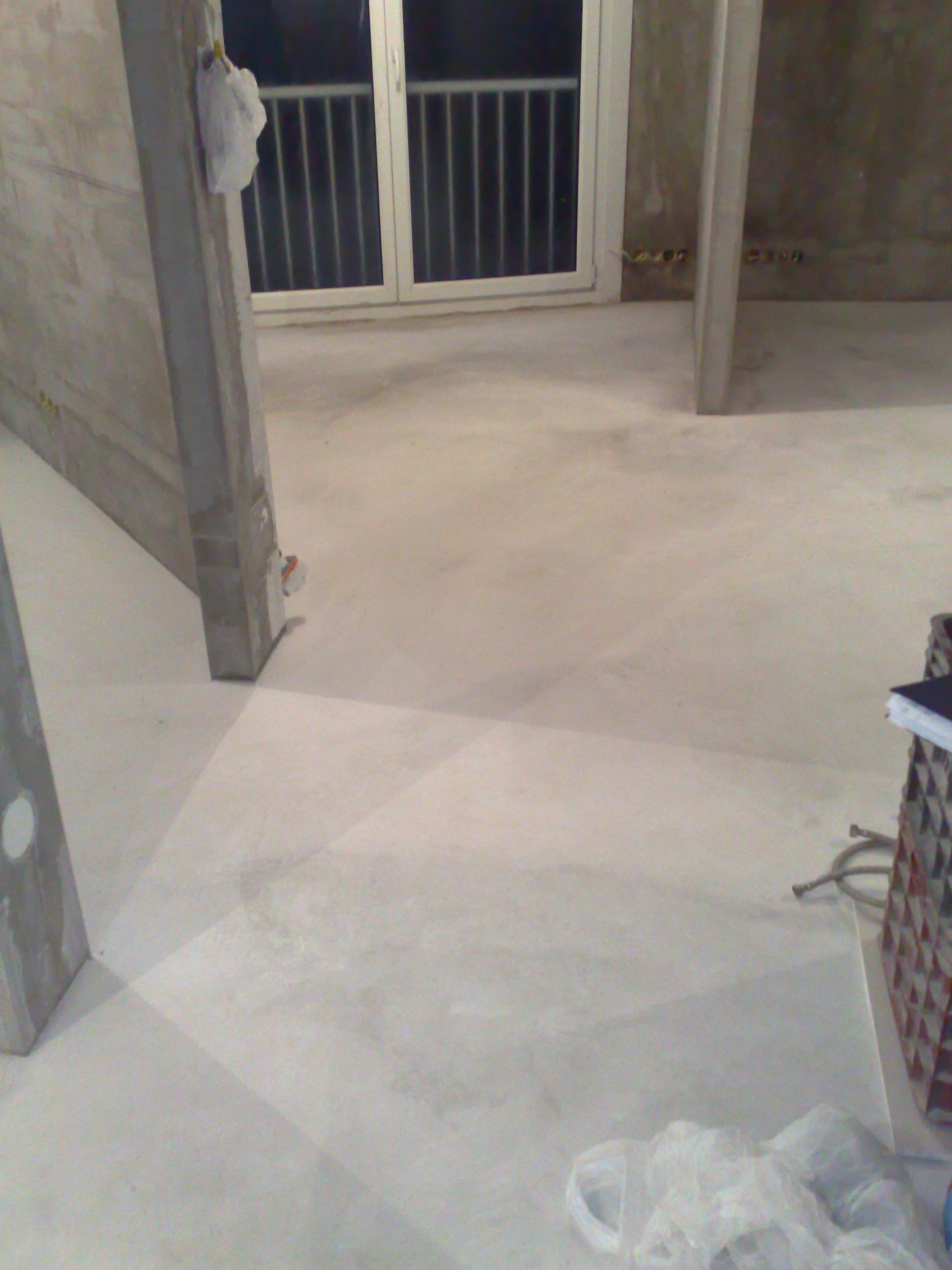 preparacion de suelo para poner marmol 