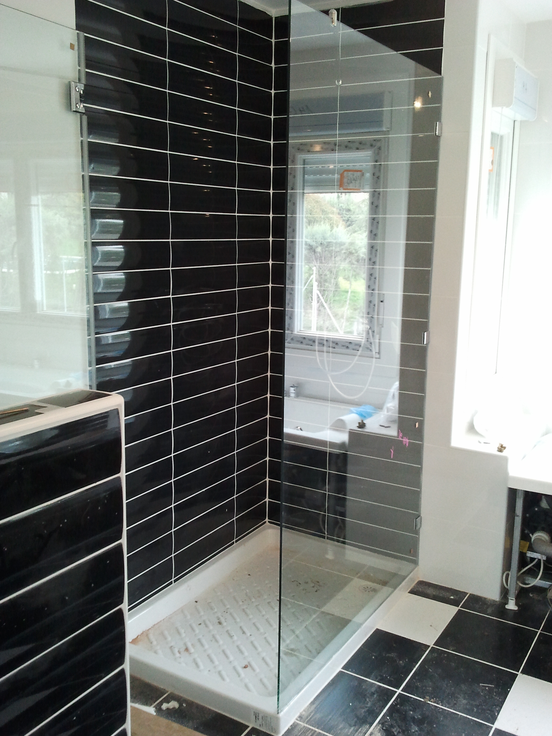 MAMPARA DE BAÑO SIN PERFILES