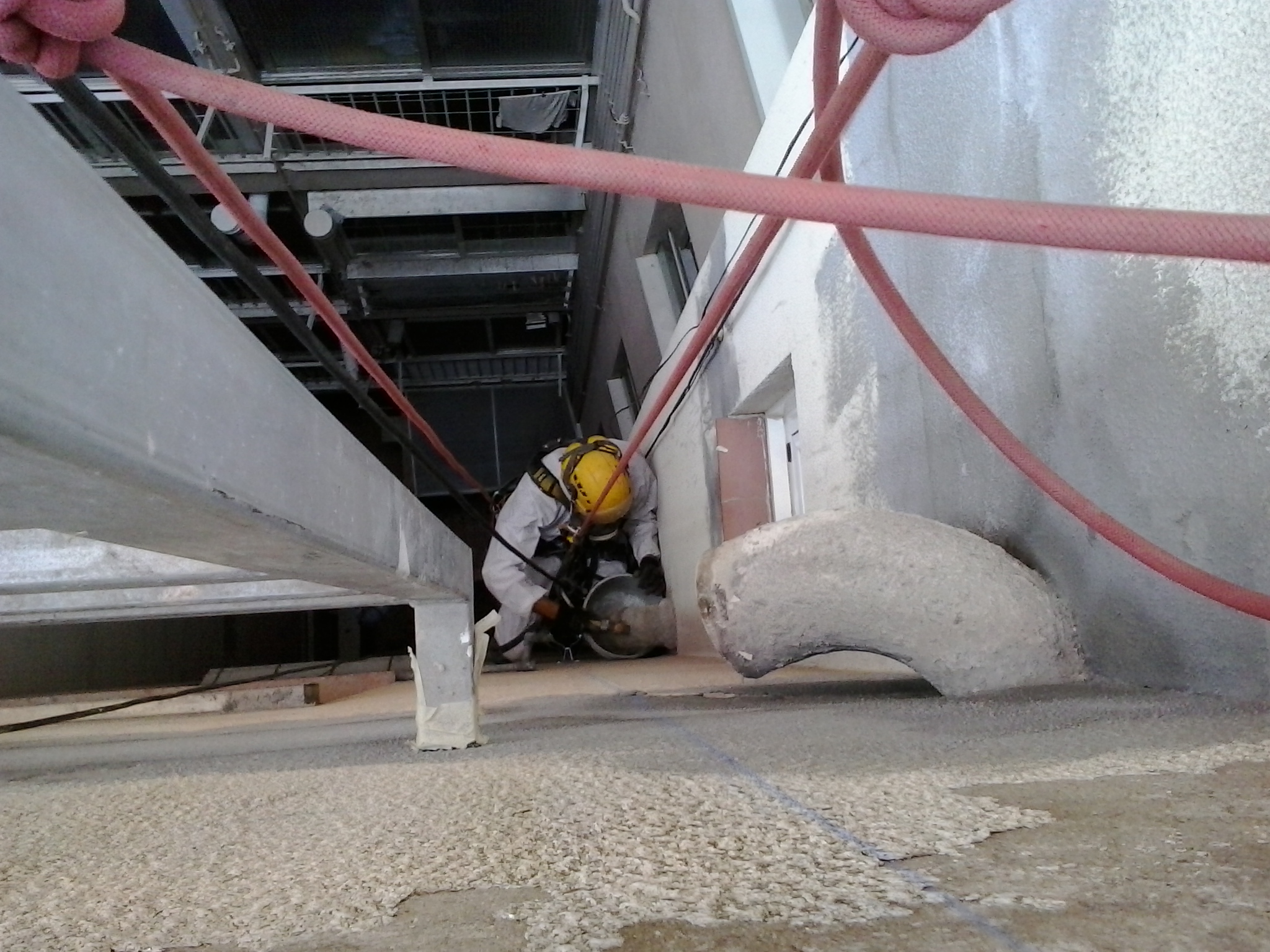 rehavilitacion de patio de luces