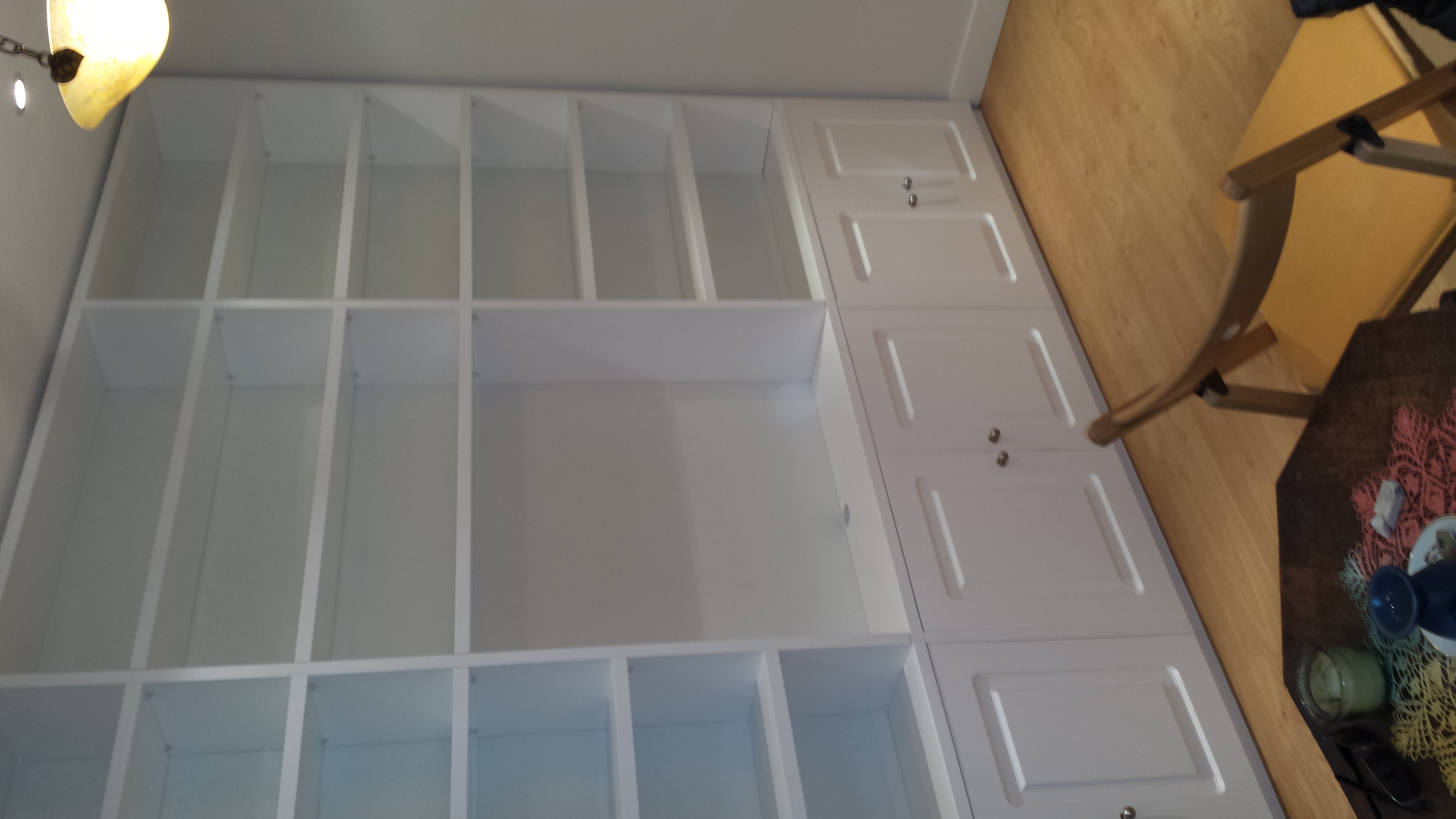 Biblioteca Lacado blanco