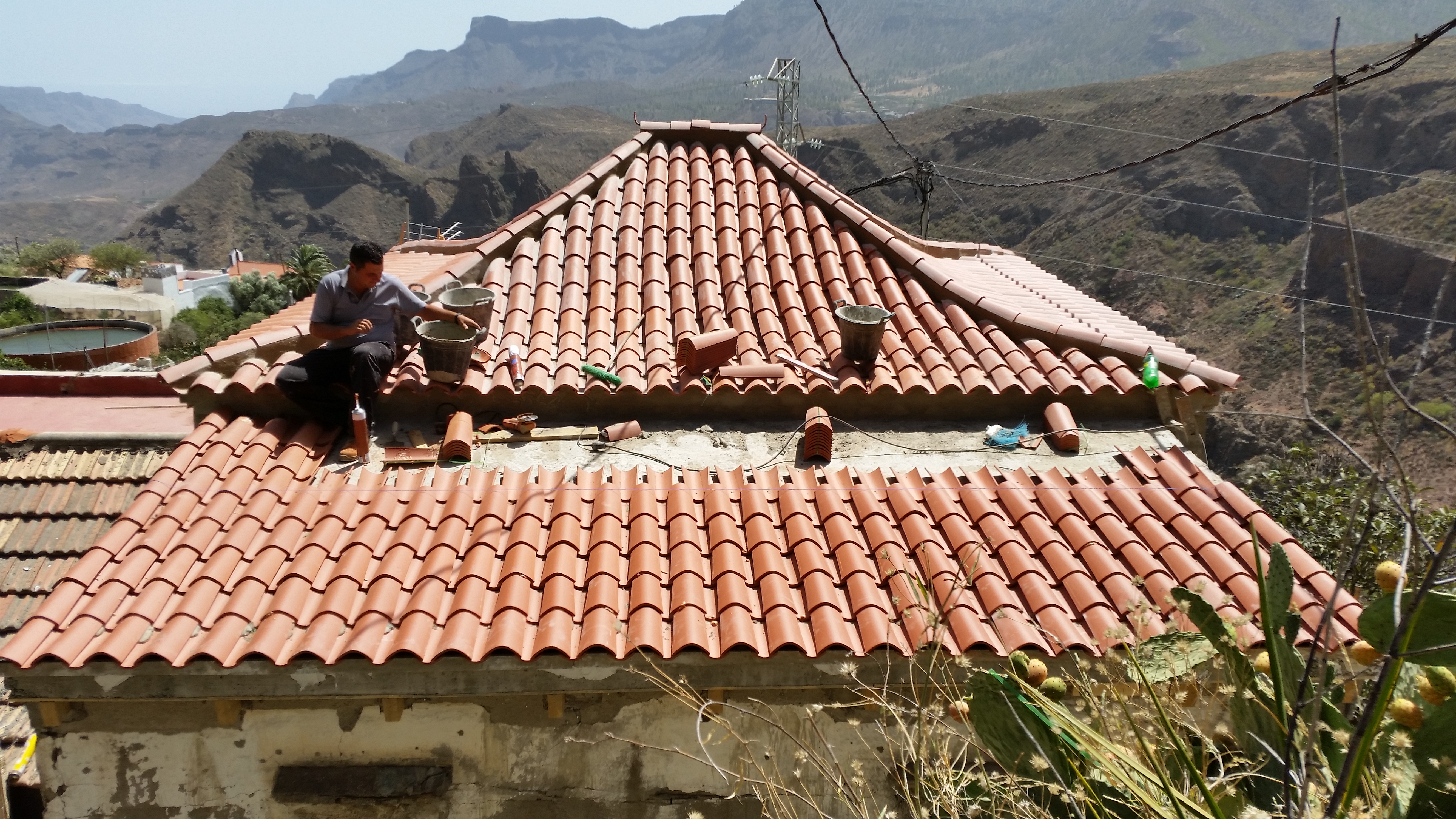 Techo a cuatro aguas