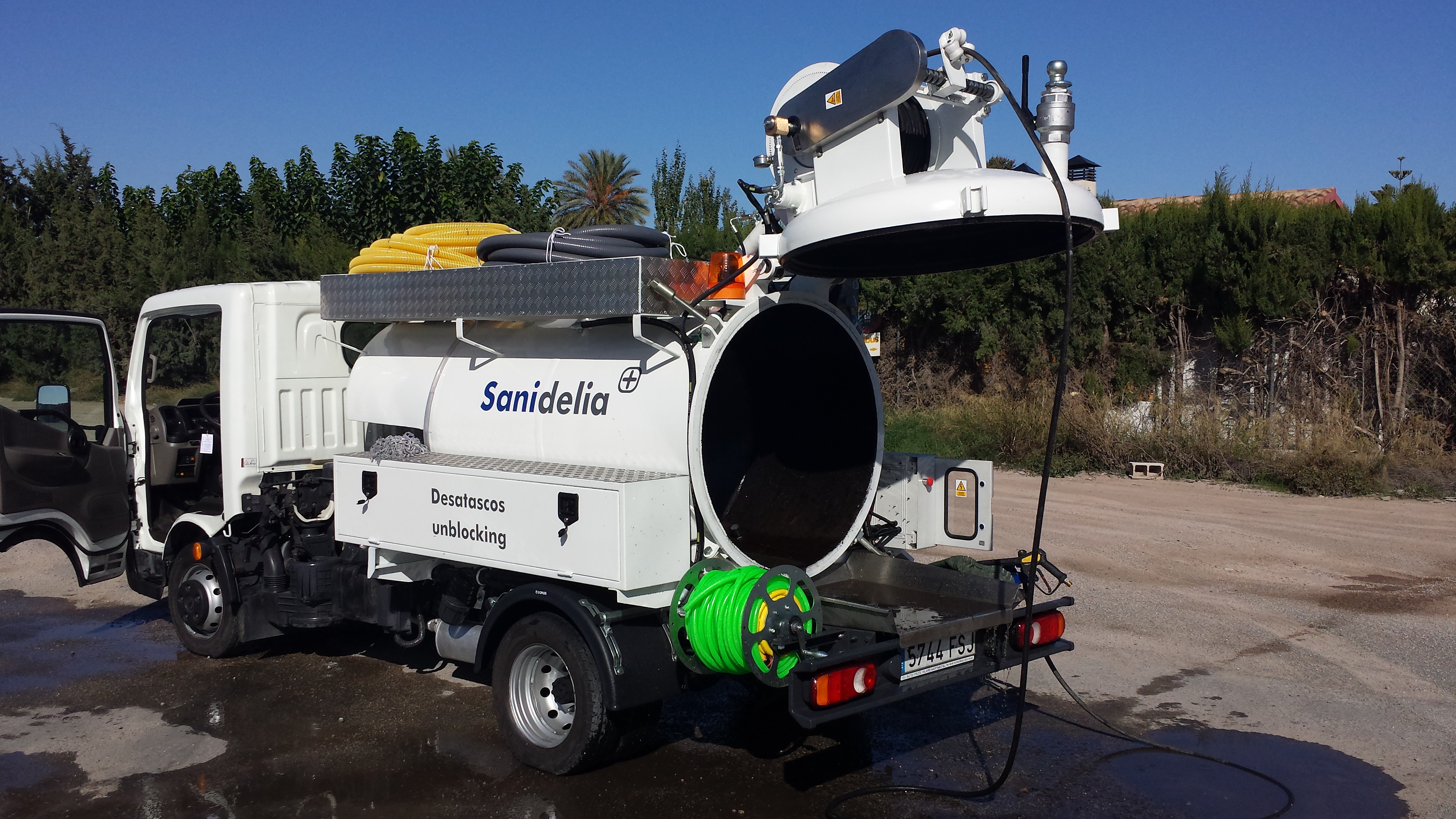 Camión ligero Desatascos