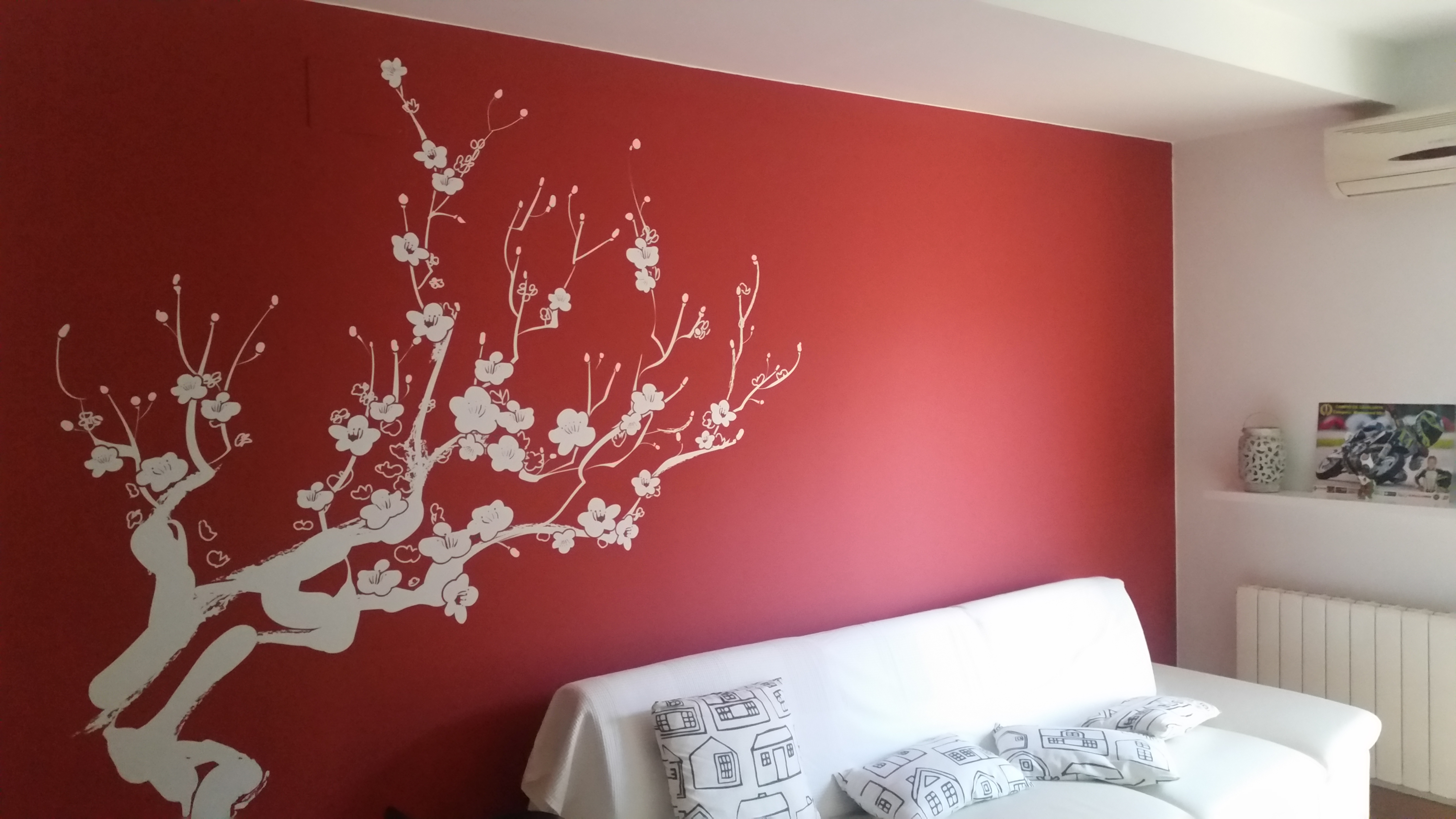 paño con decoracion de vinilo