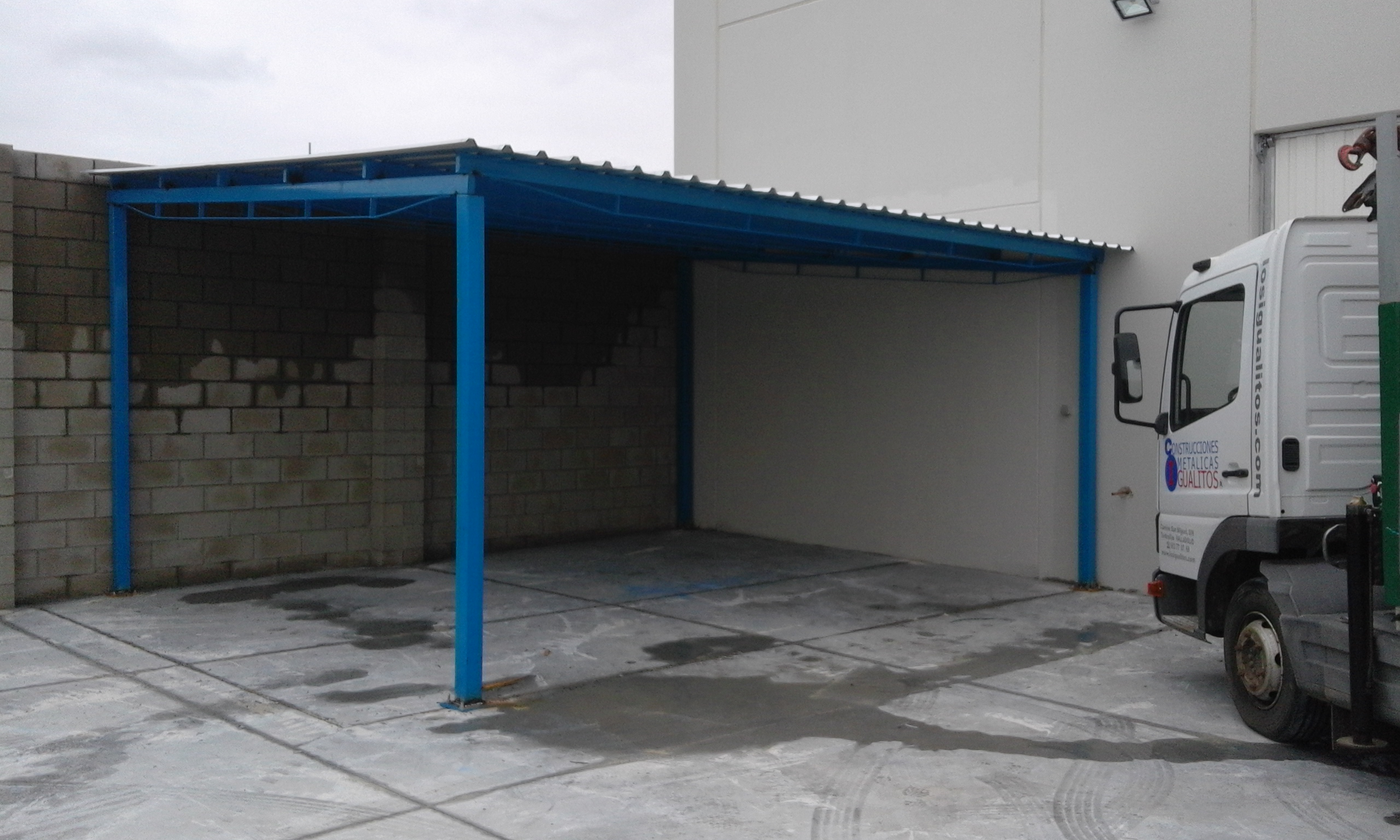 Cubierta de chapa trapezoidal