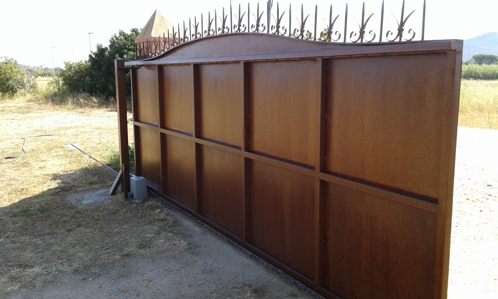 portal hierro corten