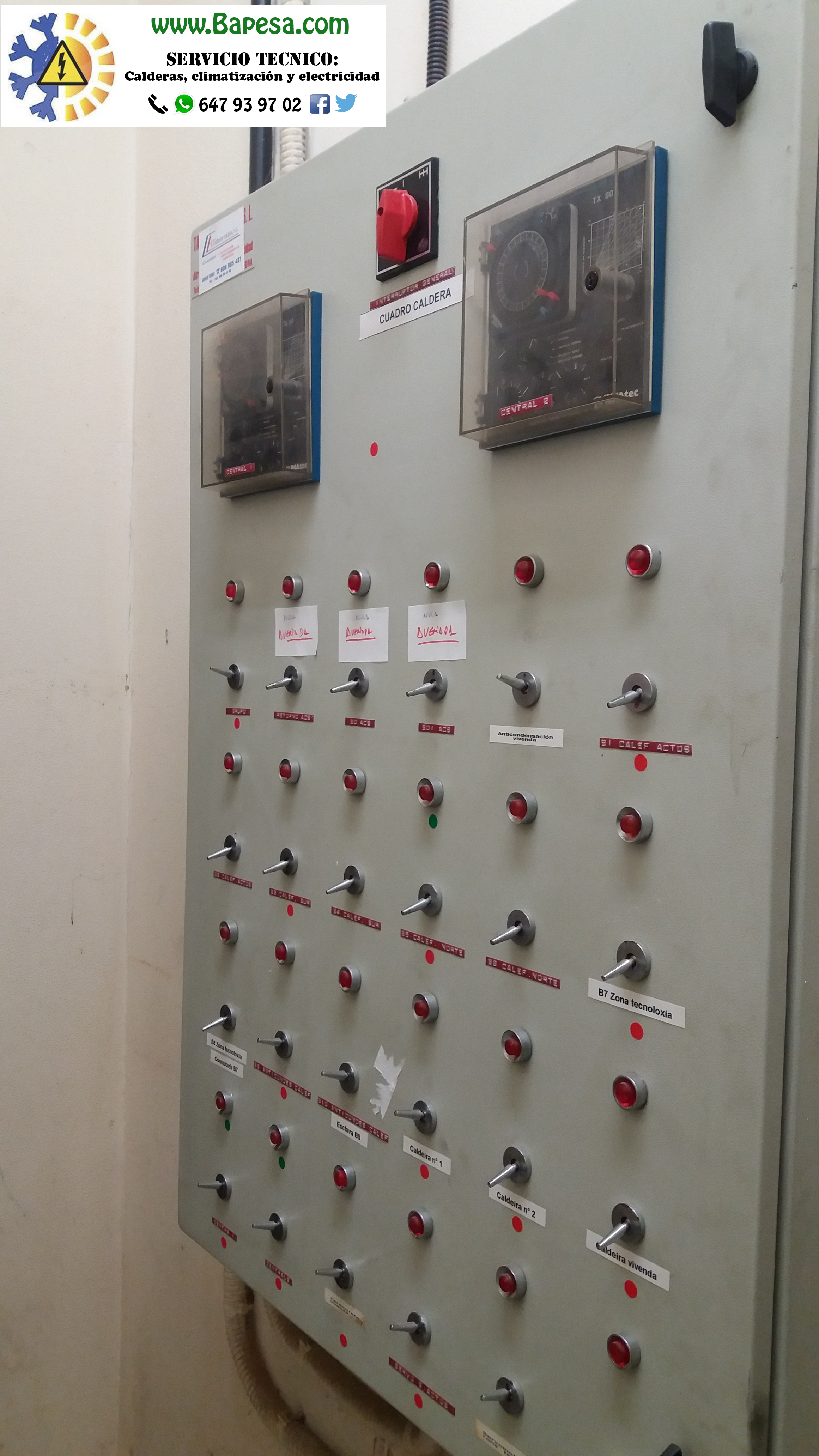 INSTALCIONES Y MANTENIMIENTO DE CUADROS ELECTRICOS