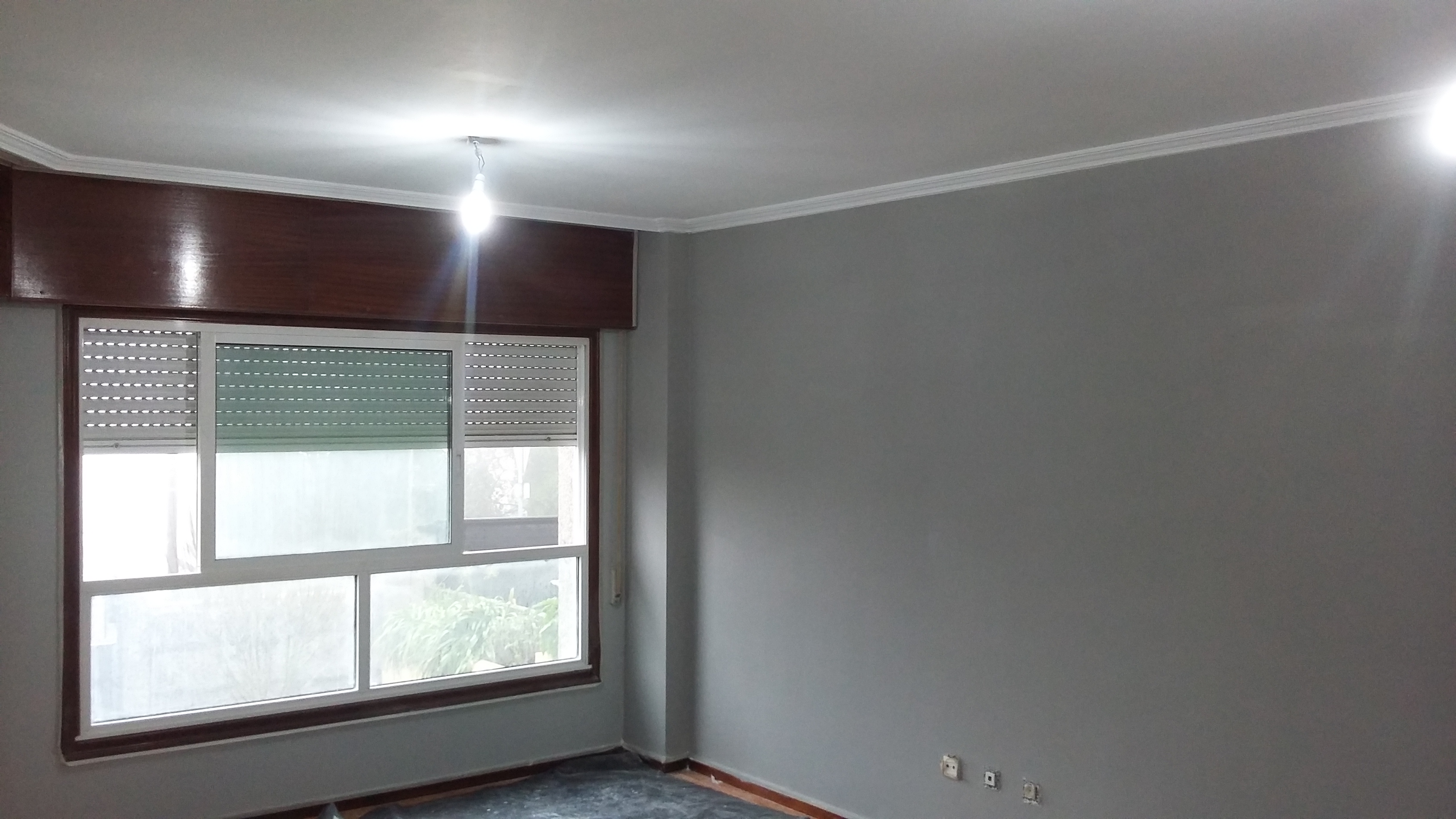 quitar gotele y aplicación de pintura