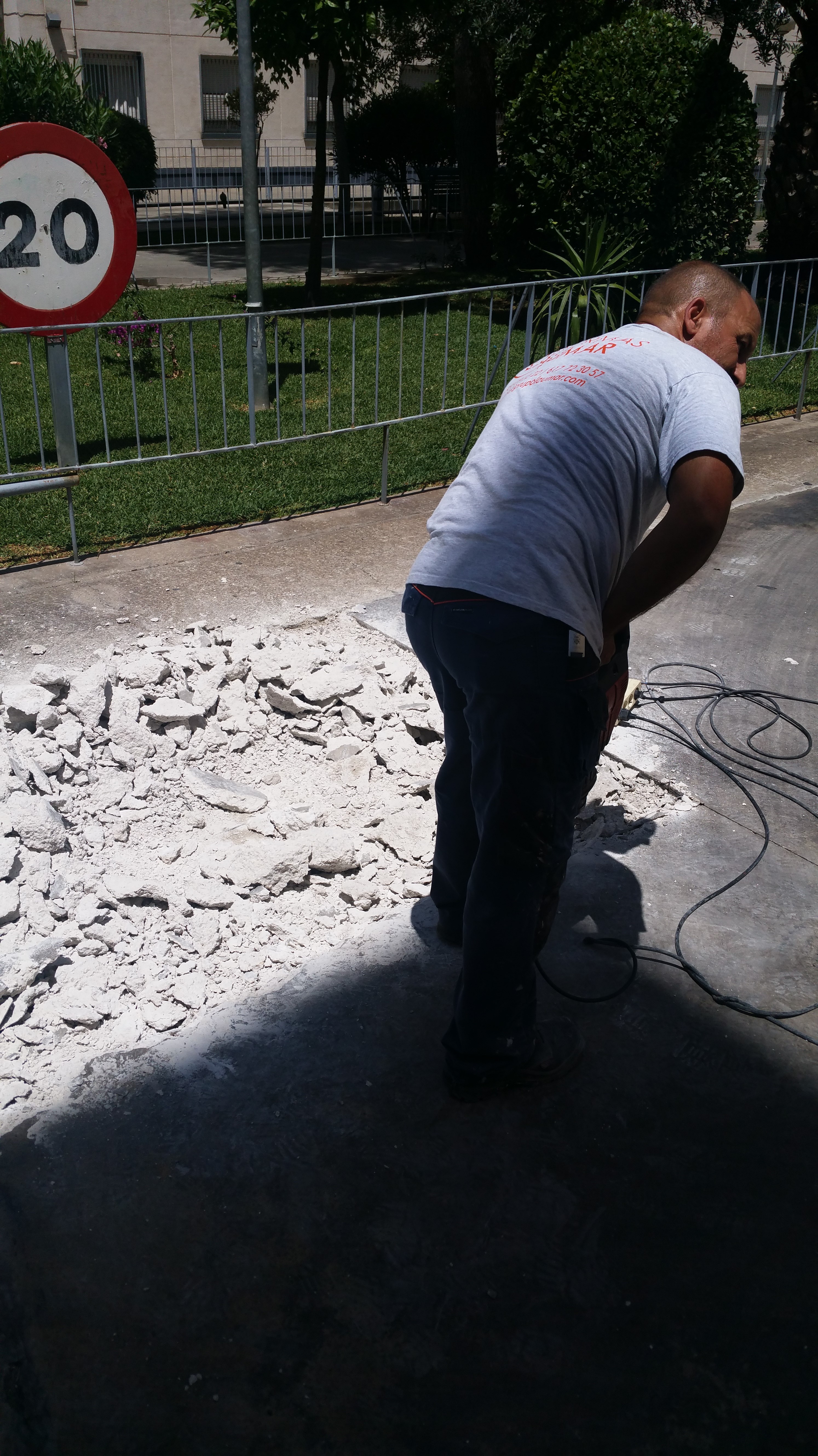 Demolicion de solera