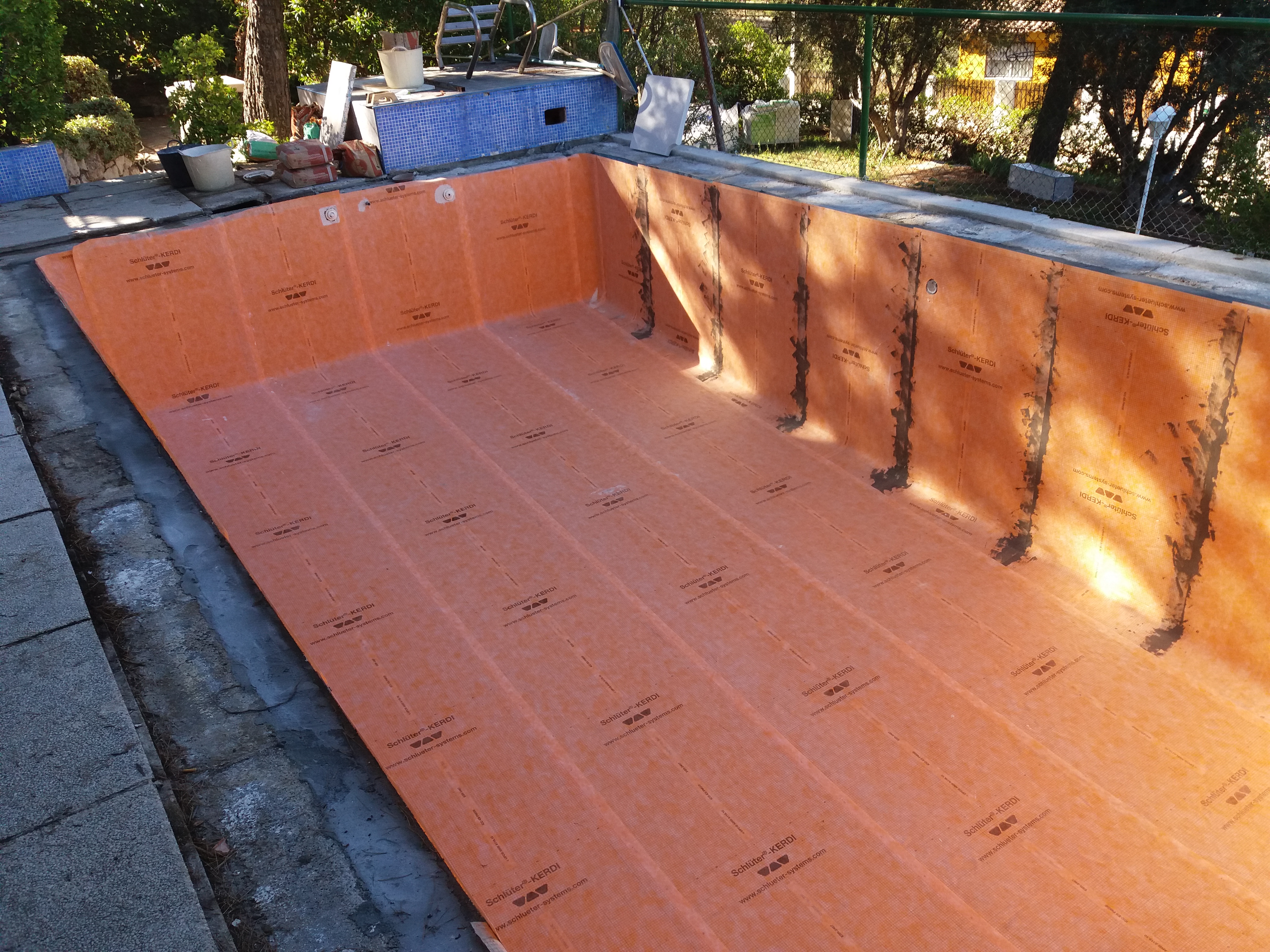 Impermehabilización de piscina