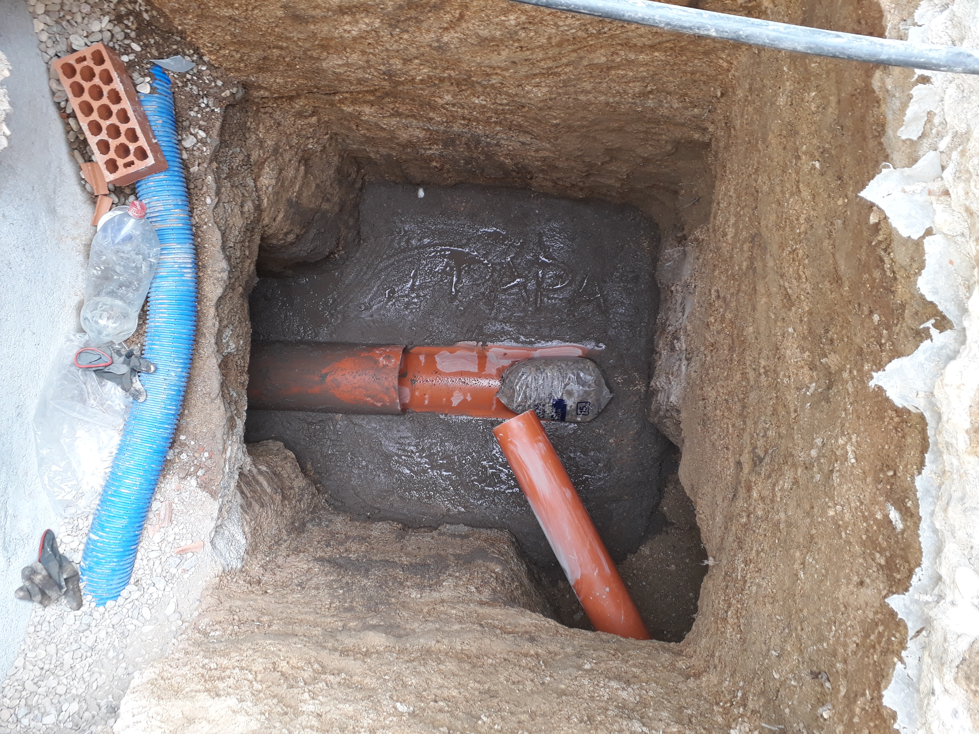 Proceso de construcción de arqueta 1